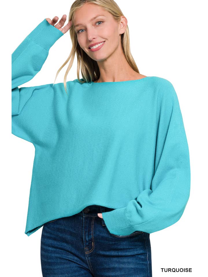 Vanilla Monkey - Wholesale Knit Sweater - Women's - Viscose Asymmetric Hem And Sleeve Sweater