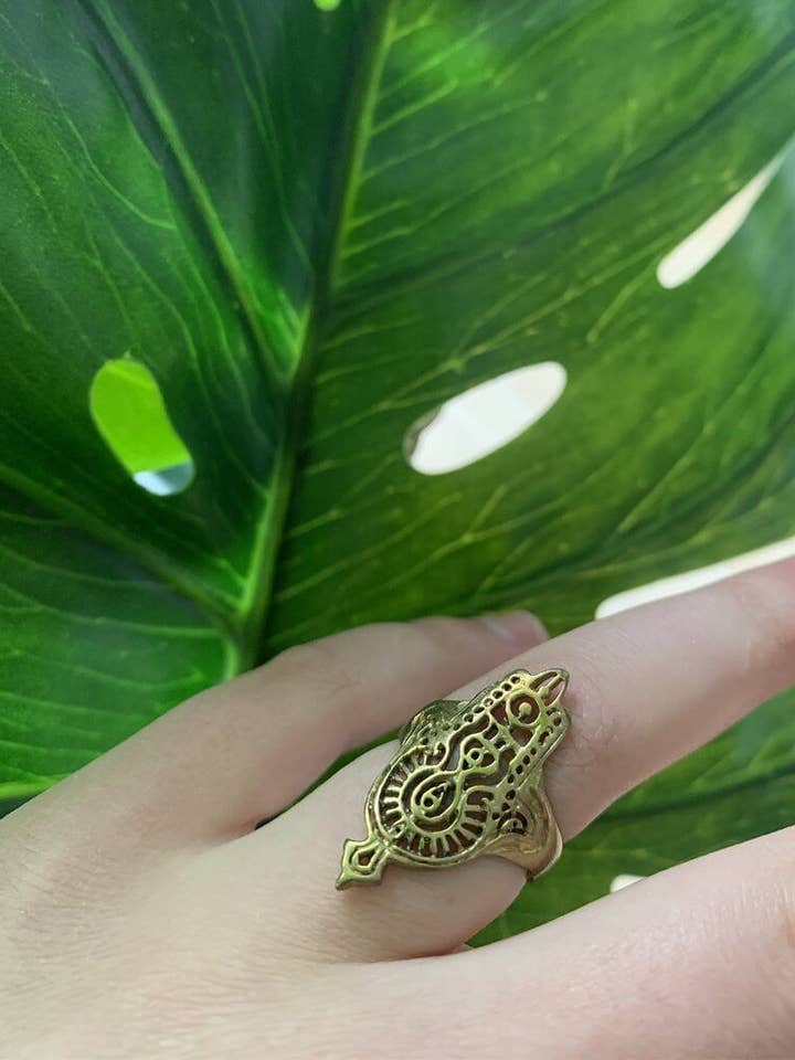 Hamsa Ring for wholesale by Urbiana