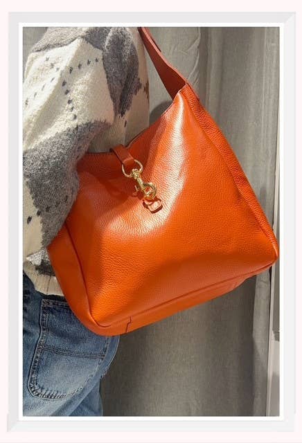 Z et Z - Wholesale Shoulder Bag - Women's - Grained leather shoulder bag5