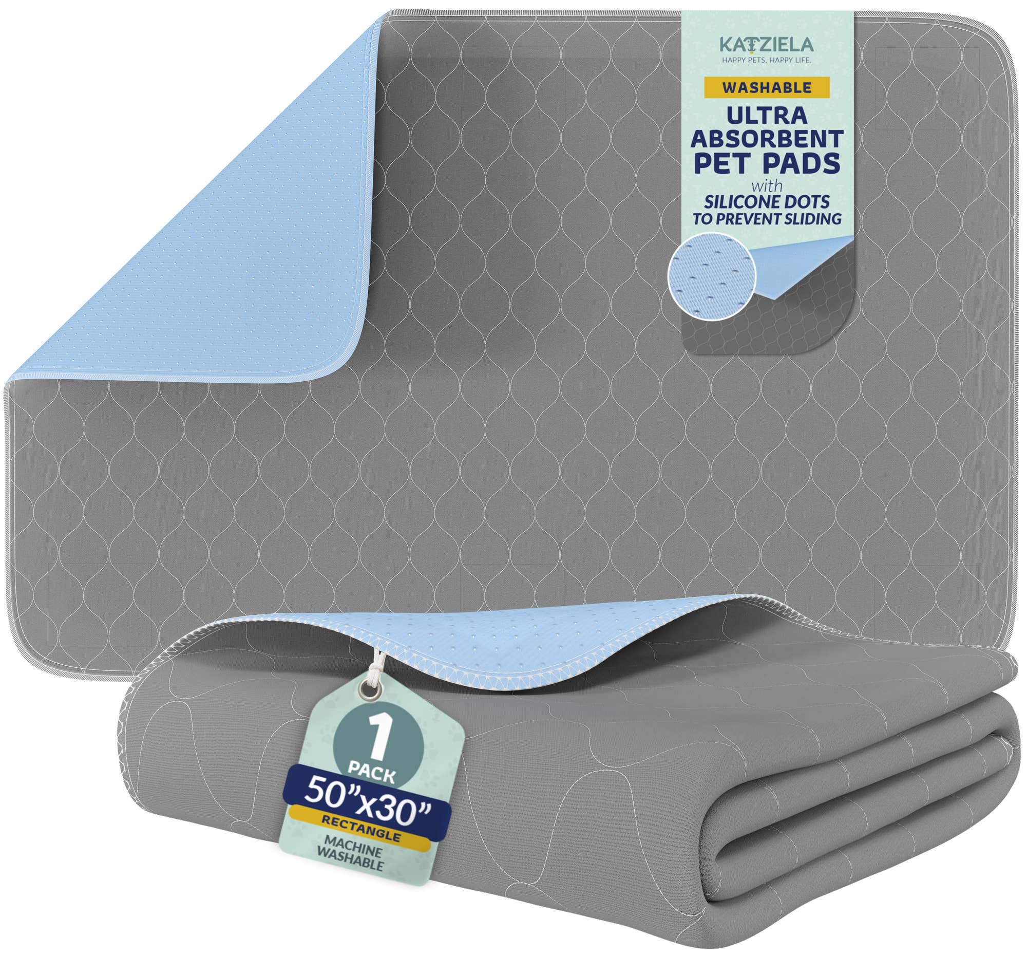 Katziela – wholesale Pet cleaning supplies – Katziela Quick-Drying Washable Pee Pads for Dogs Waterproof 23