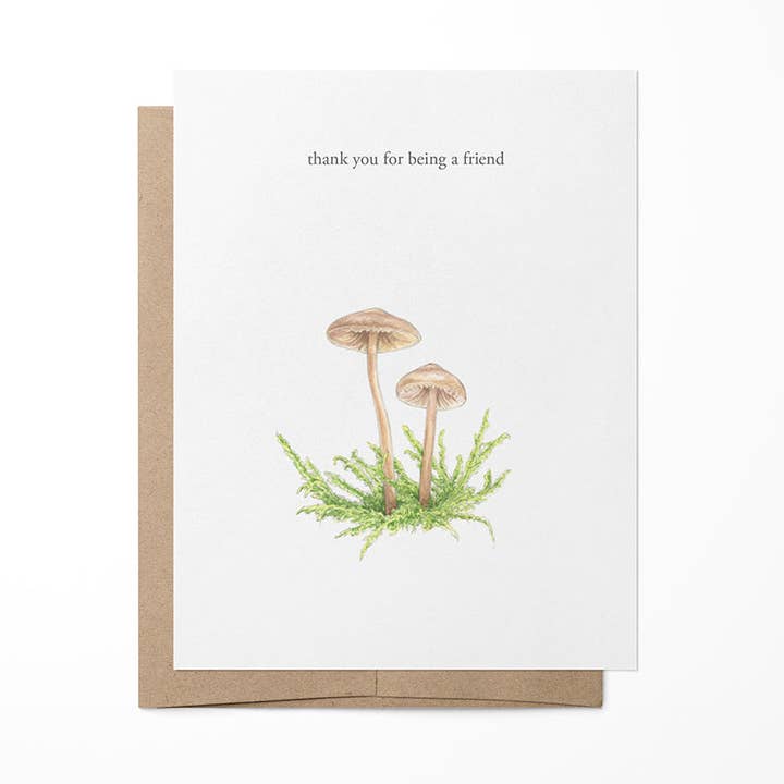 Mushroom Greeting Card for wholesale by Hey Hon