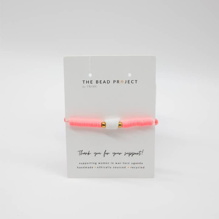 The Bead Project by TWOPU - Wholesale Beaded Bracelet - Vibe Bracelet | Heishi Beads & Recycled Glass Beads6