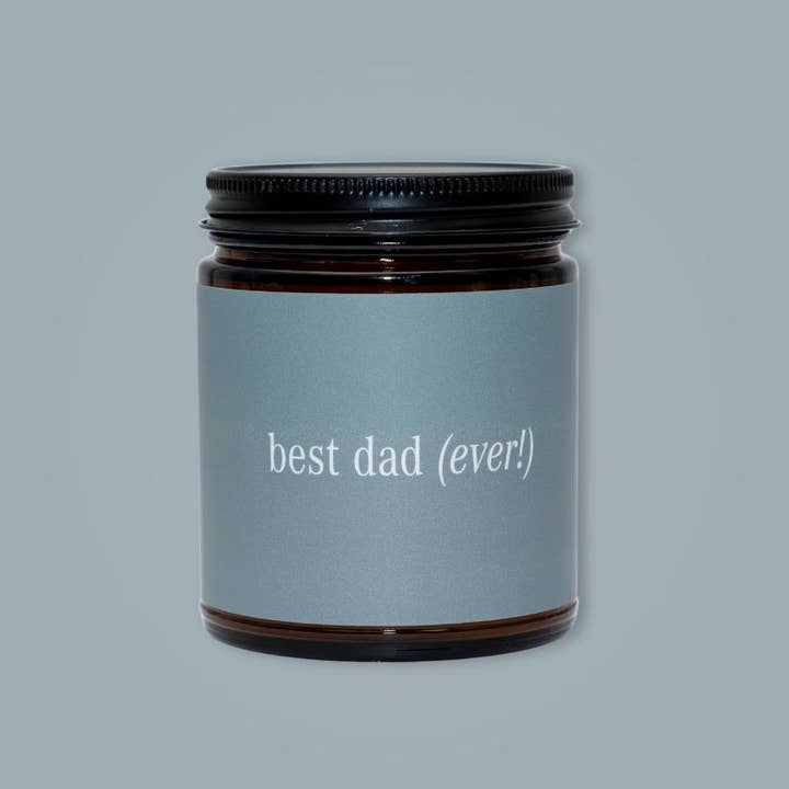Fontana Candle Co. - Wholesale Jar/Filled Candle - Best Dad Ever Essential Oil Celebrate Jar Candle: Non-Toxic