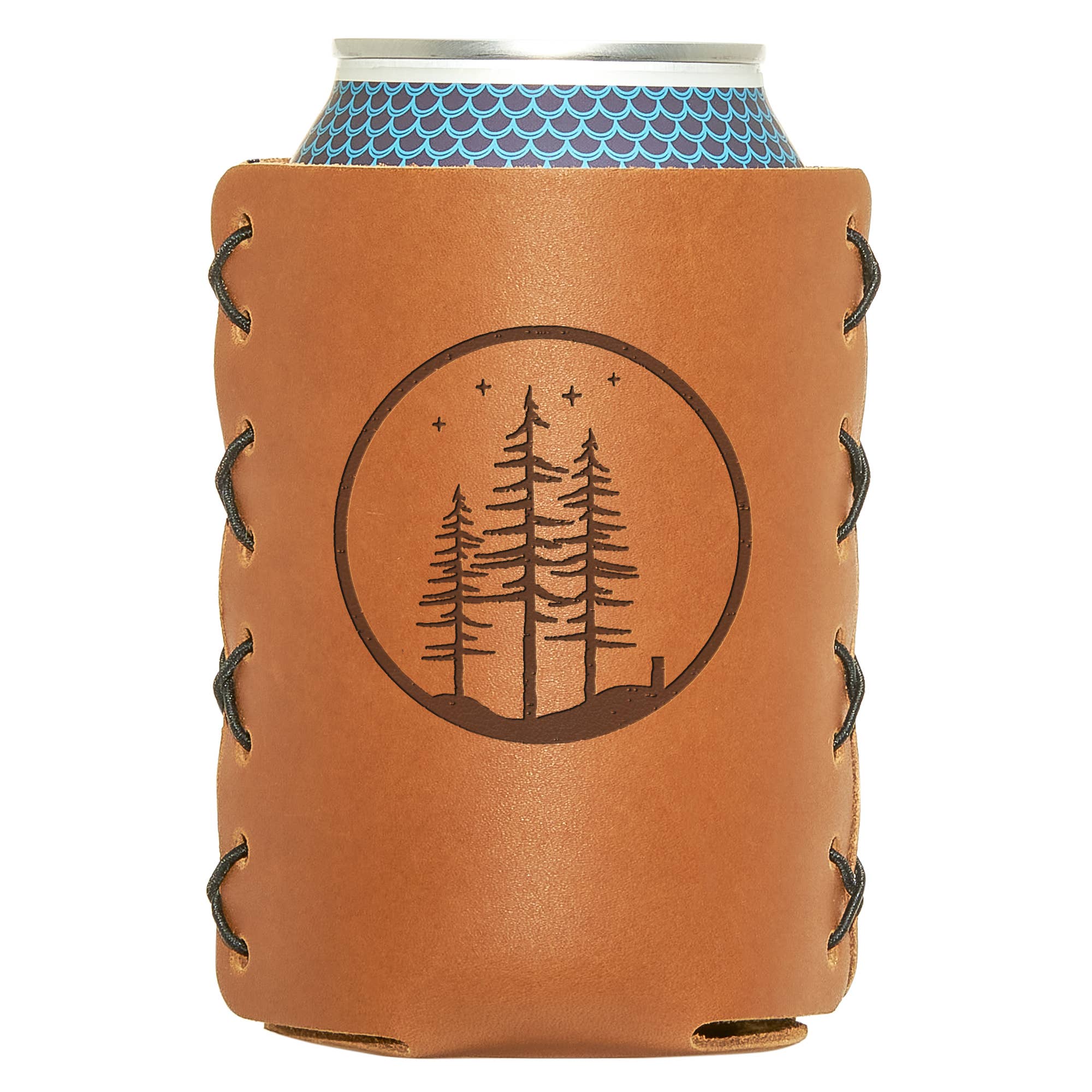 Oowee Products - Wholesale Drink Huggers & Koozies - Retail Ready Pick-A-Logo Leather 12oz Can Holder 9