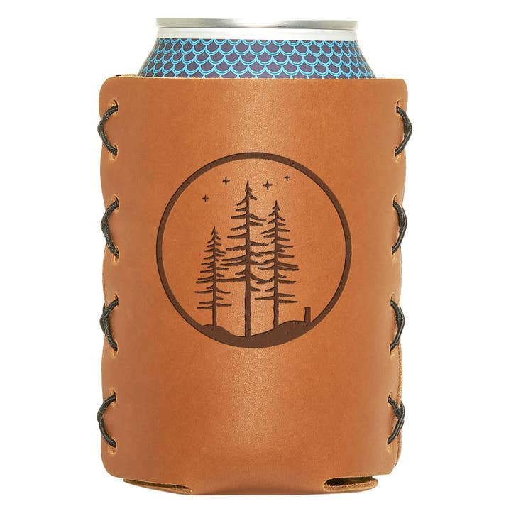 Starry Trees Leather Can Holder for wholesale by Oowee Products