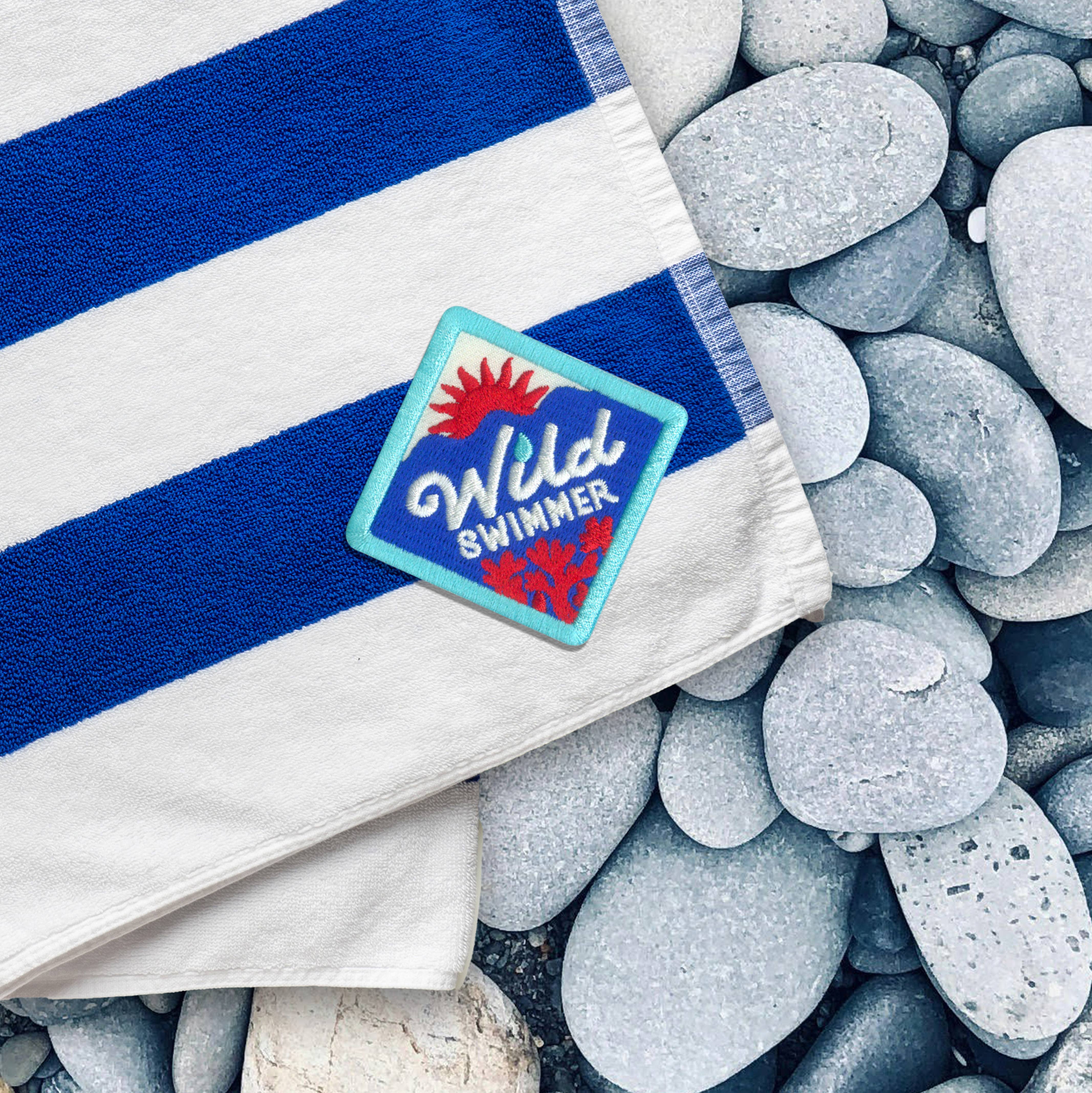 Bird & Co Studio - Wholesale Patch - Wild Swimmer Recycled Embroidered Patch2