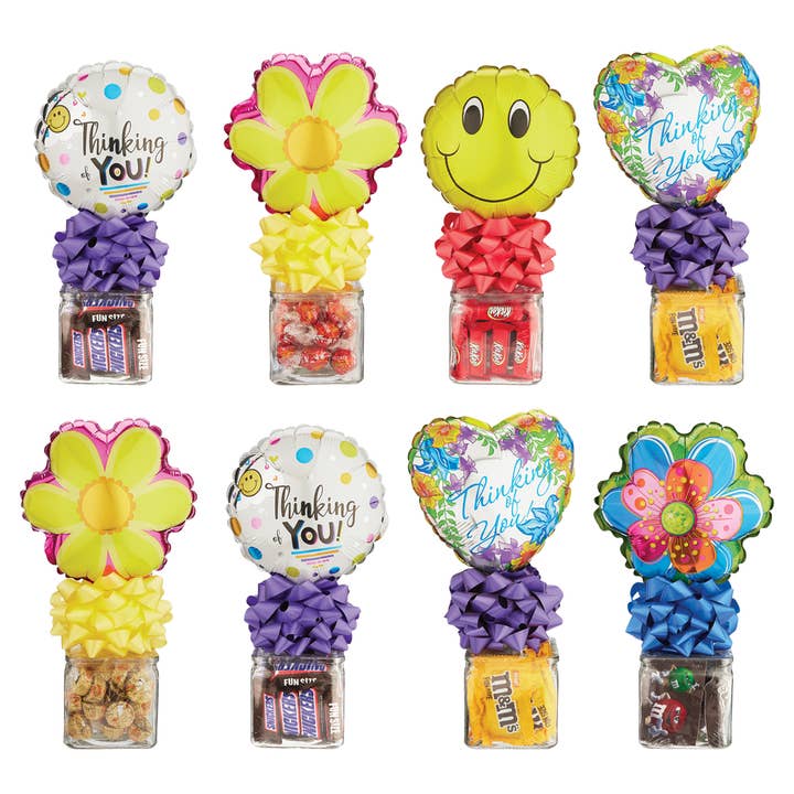 Glass Cube Chocolate Kelliloons - Assorted for wholesale by Kelli's