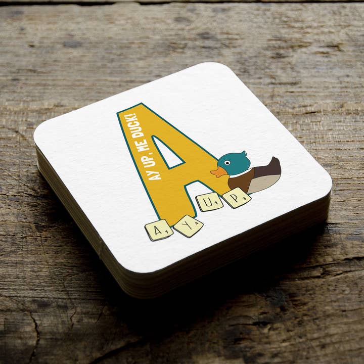 Nottingham Alphabet A-Z (full set of Coasters) for wholesale by Dukki Gifts