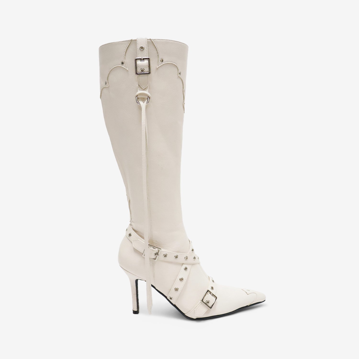 Lemonade Shoes - Wholesale Boots – Women’s - GUNNER - Western Stiletto Boots w/ Studs13