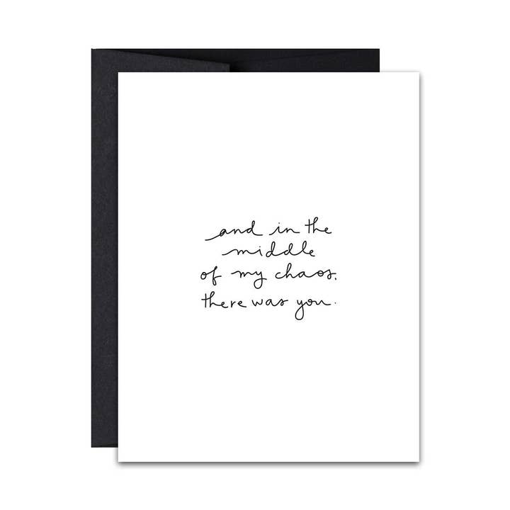 There Was You Card for wholesale by pixel paper hearts