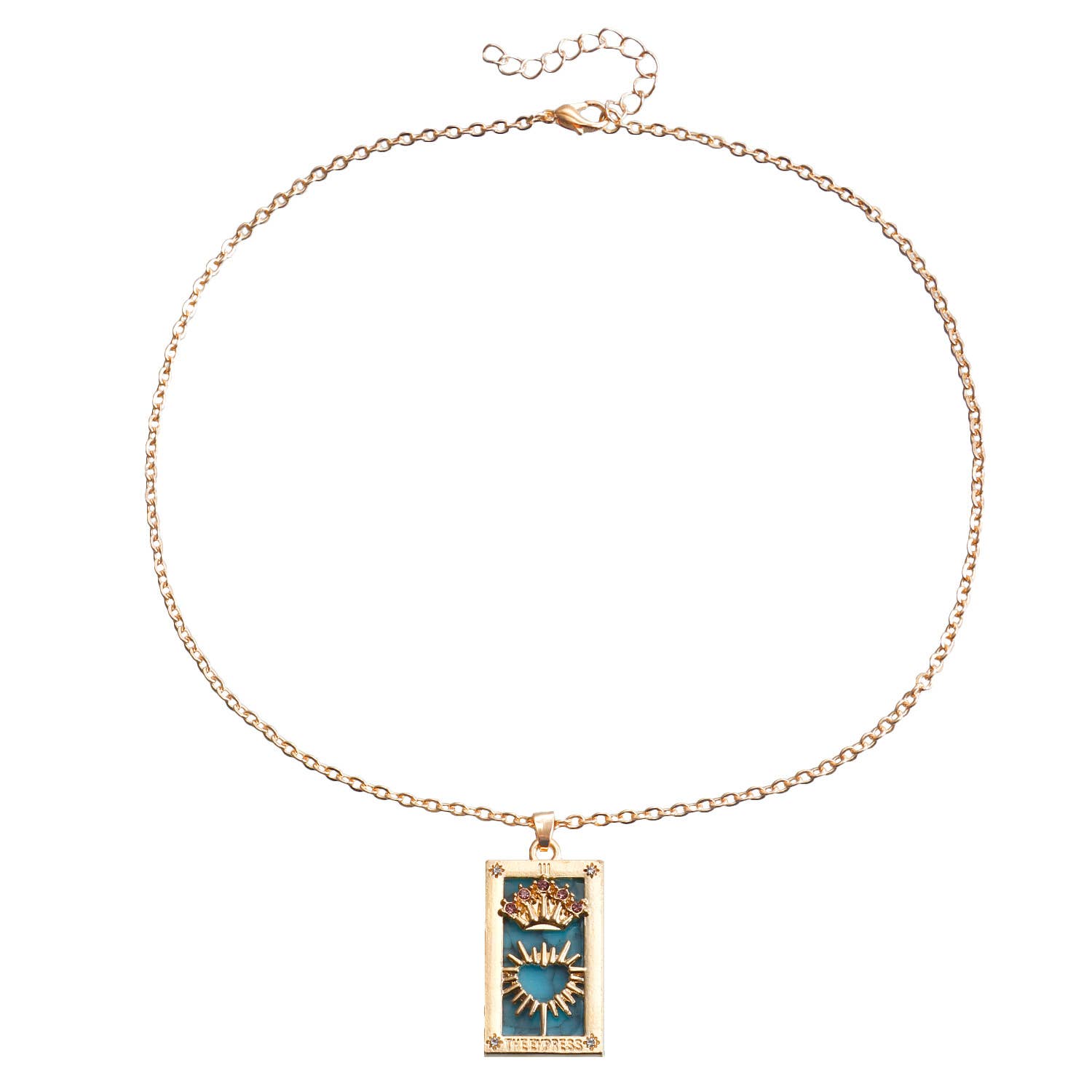 Gemscape UK - Wholesale Pendant/Charm Necklace - Tarot Design Necklace with Crystal - Chic Trendy Jewellery19