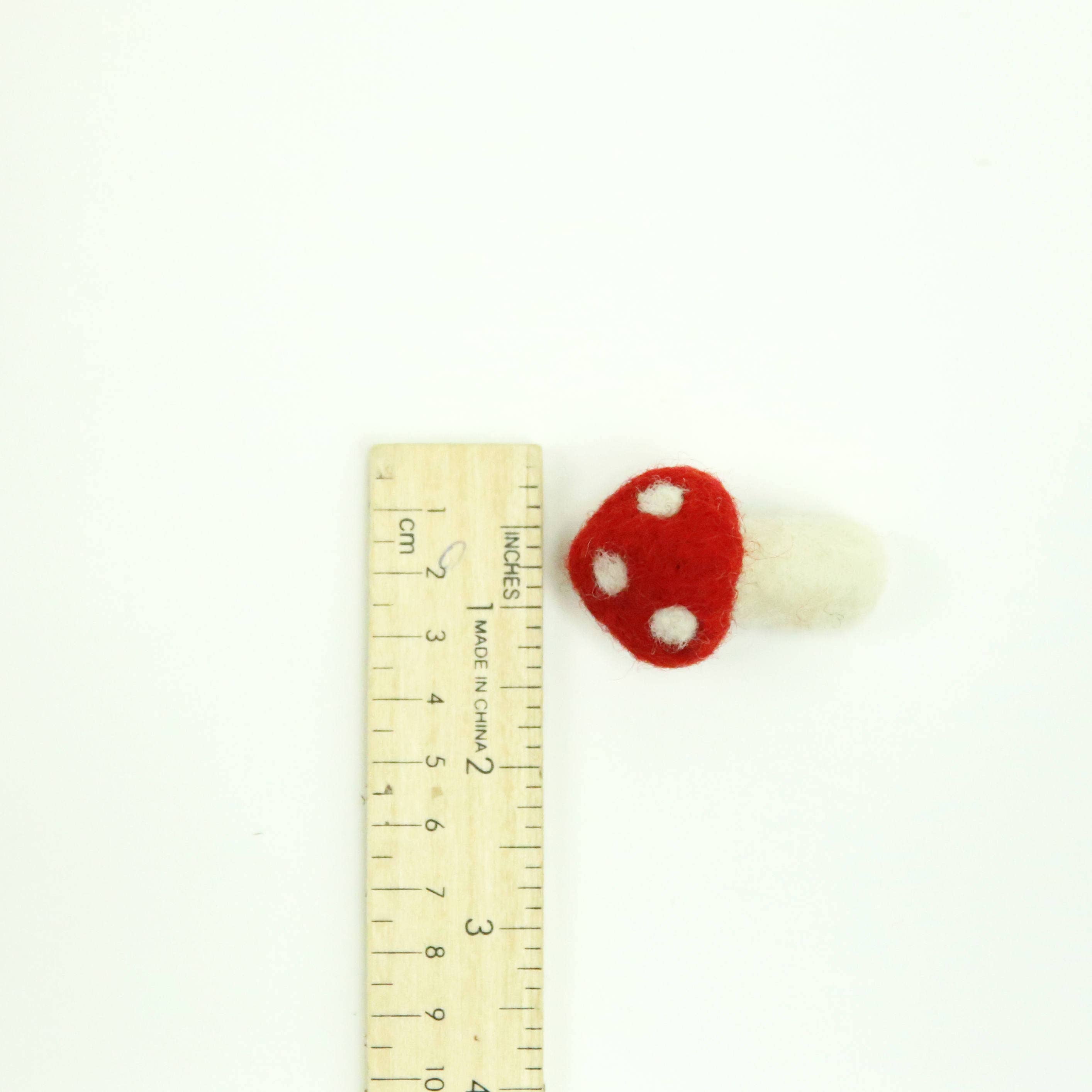 The Felt Pod - Wholesale Decorative Tabletop Object - Felt Mushroom - Mini5