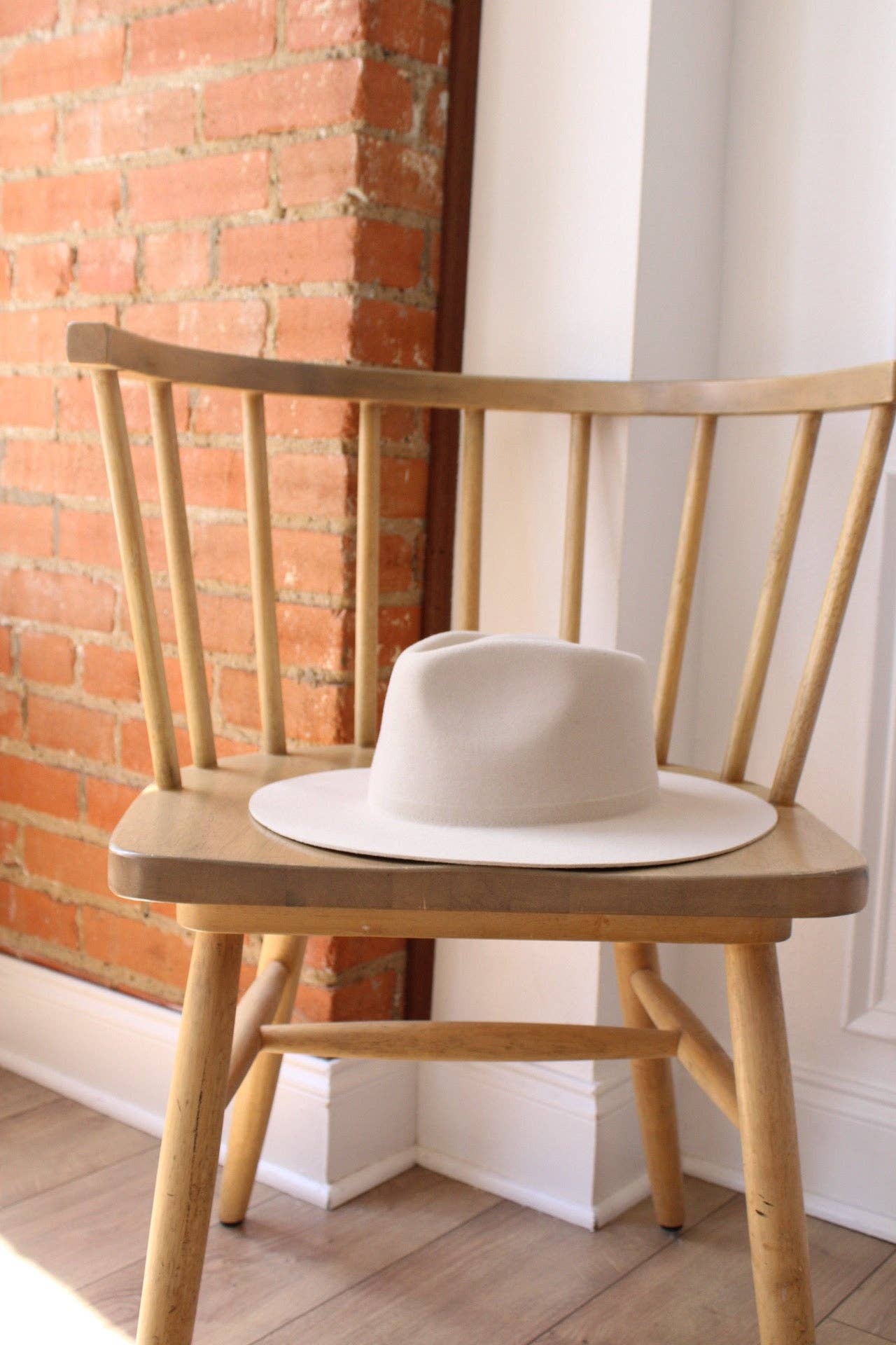 Wilder and Soul Wholesale Hats - Wholesale Fedora - Women's - The Paige Rancher - Wool Felt - Ivory4