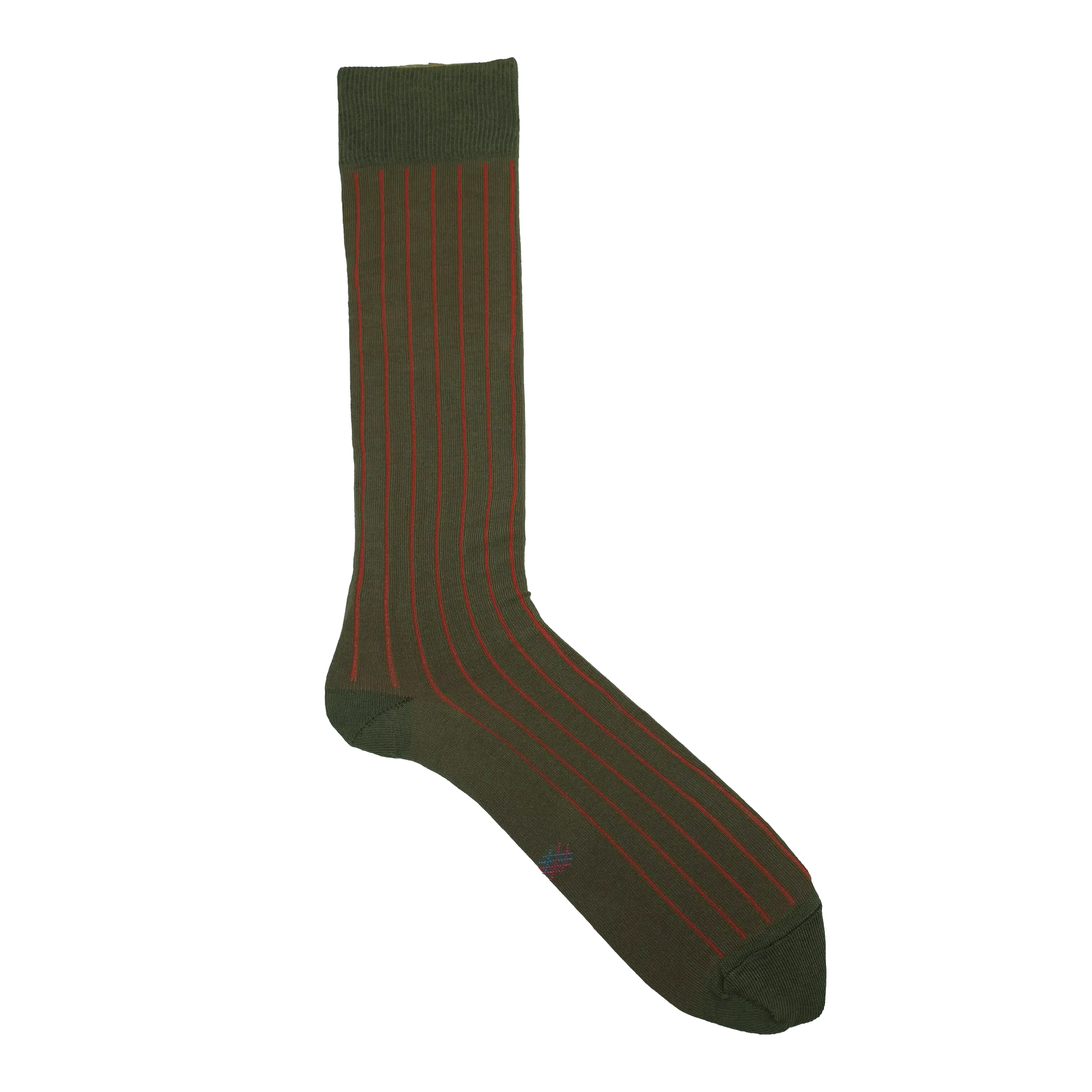 Red Naja MissSock Low Shaft Ribbed Vertical Stripe Black-Red for wholesale on Faire1