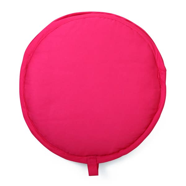 Casa Amarosa – wholesale Bread/tortilla – Flat Tortilla Warmer, Pink star- 10 Inch1