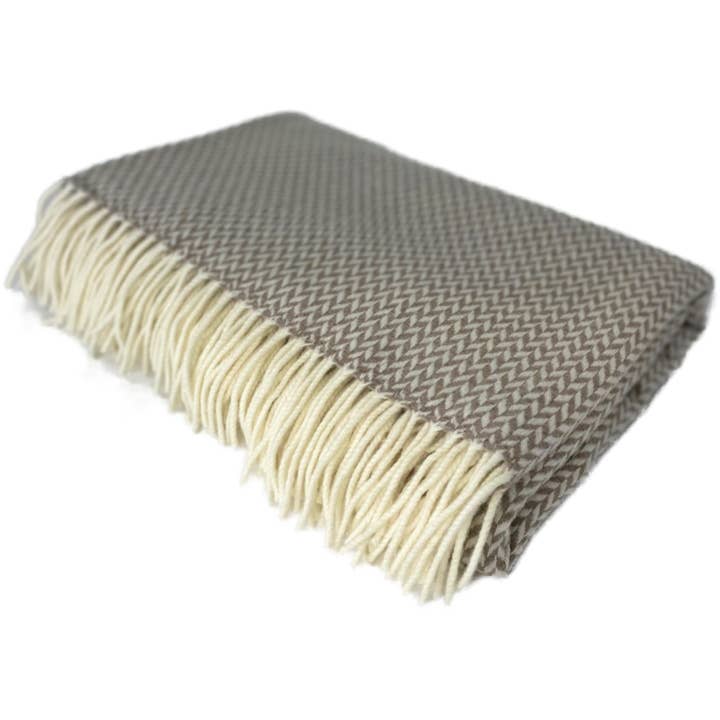 Bronte Moon - Wholesale Throw Blanket - Ballintyre Range - Merino Lambswool Throw - Made in Scotland