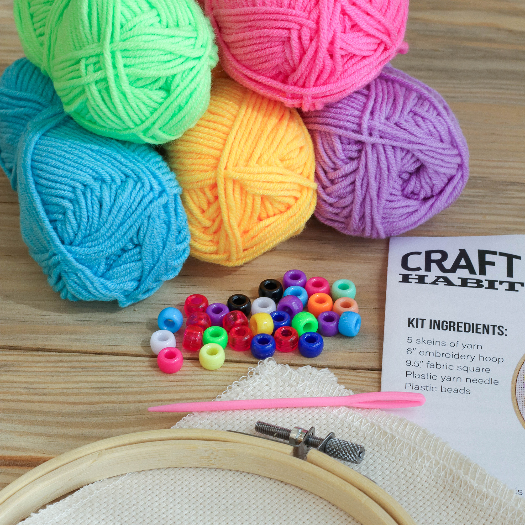 Craft Habit - Wholesale DIY Craft Kit - Kids - First Embroidery Kit2