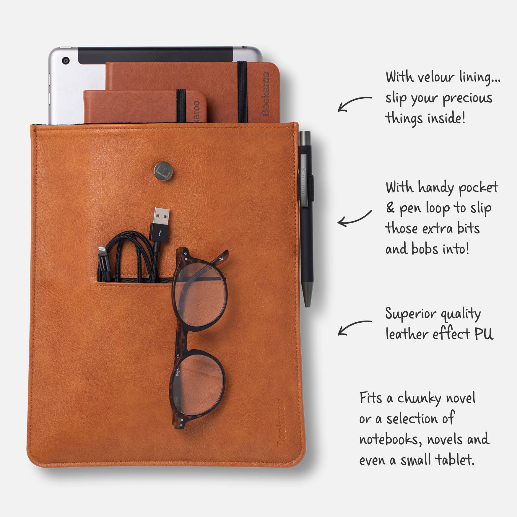 if USA - Wholesale Pencil Case/Pouch - Bookaroo Books & Stuff Pouch5