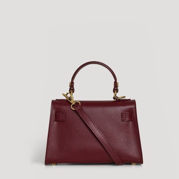 Prestige Milano - Wholesale Tote bag – Women's - Victoria Bag in Burgundy Epson Leather3