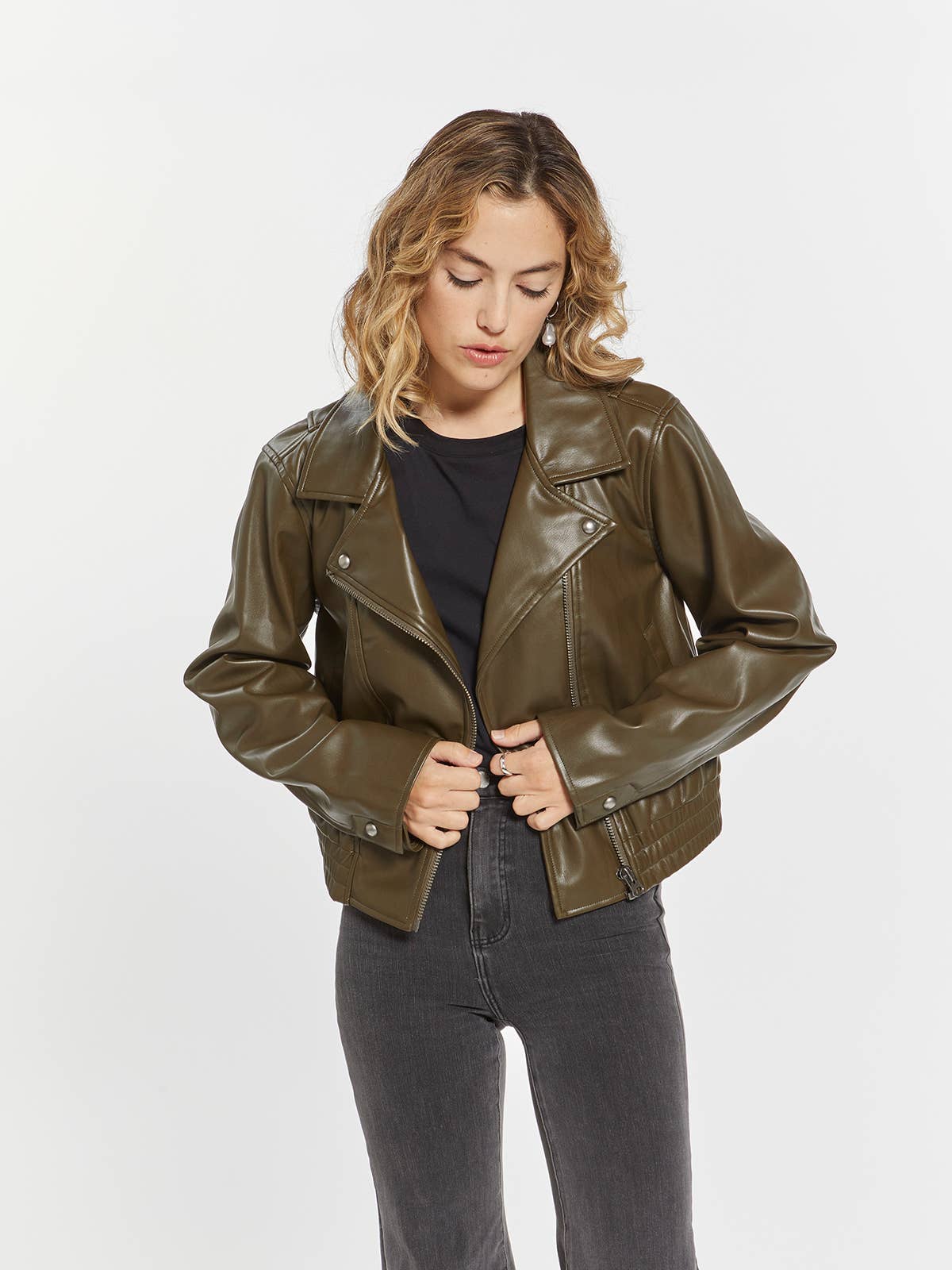 Weekend Los Angeles - Wholesale Leather Jacket - Women's - Moto Jacket - JORDAN JACKET2