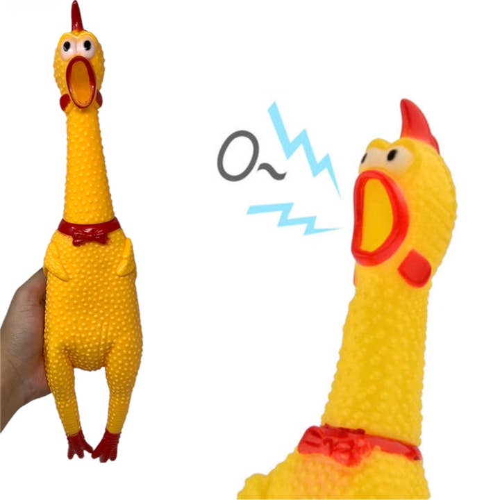 Tsyware - Wholesale Pet Chew Toy - Dog - 16 in Fun Pet Dogs Toy Shrilling Rubber Chicken Chew Sound