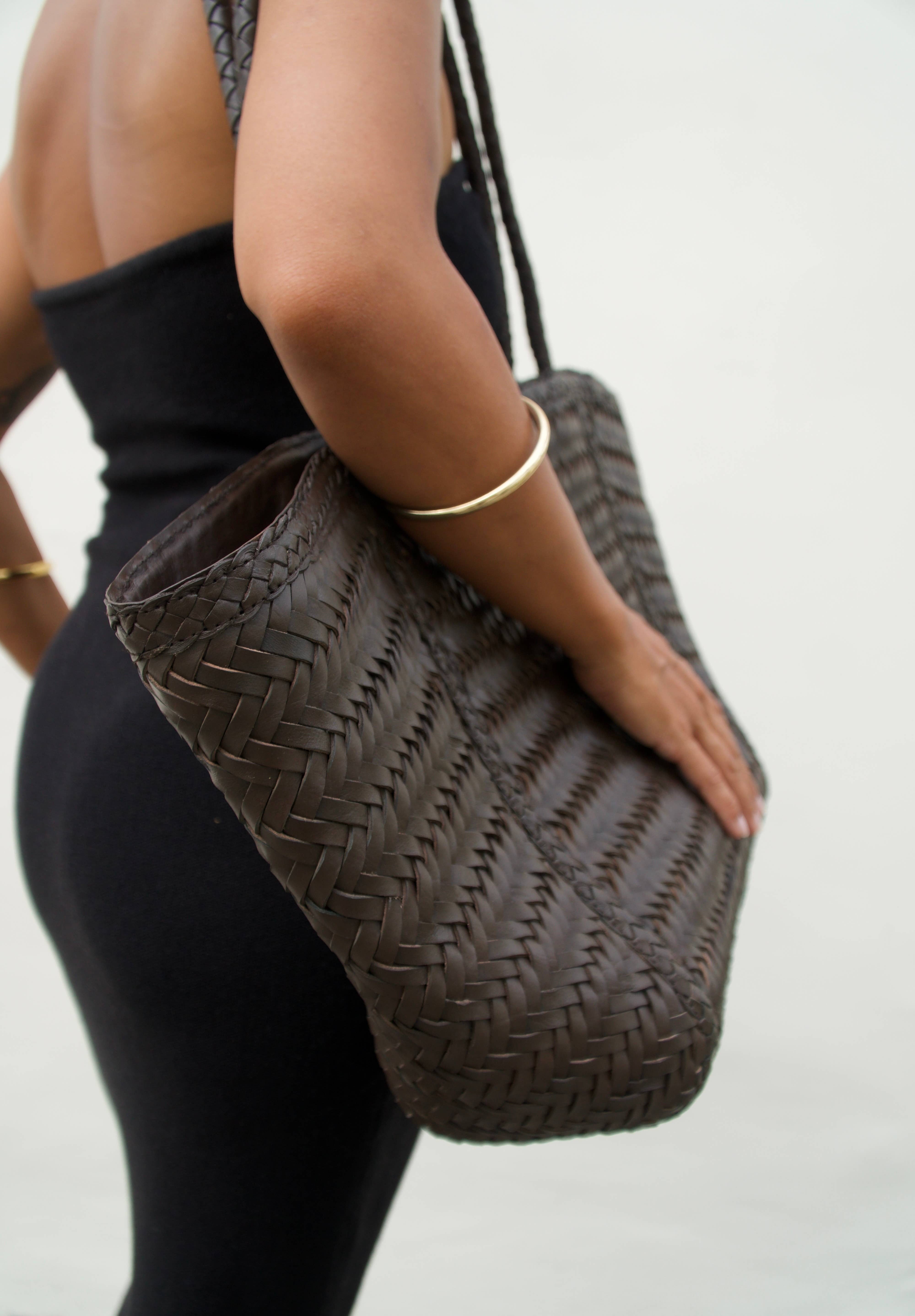 Le Cle - Wholesale Top handle bag – women's - Arvela Bag | Handwoven Leather Shopper3