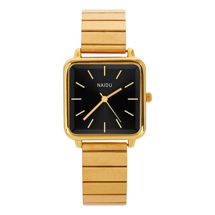 WoodWristCo – wholesale Wrist watch – Women's – Women's Stainless Steel Square Minimalist Watch