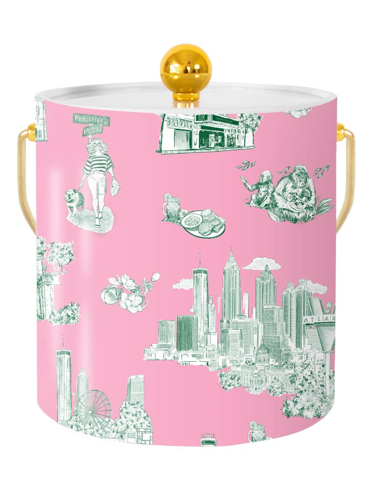 Atlanta Toile Ice Bucket for wholesale by Katie Kime