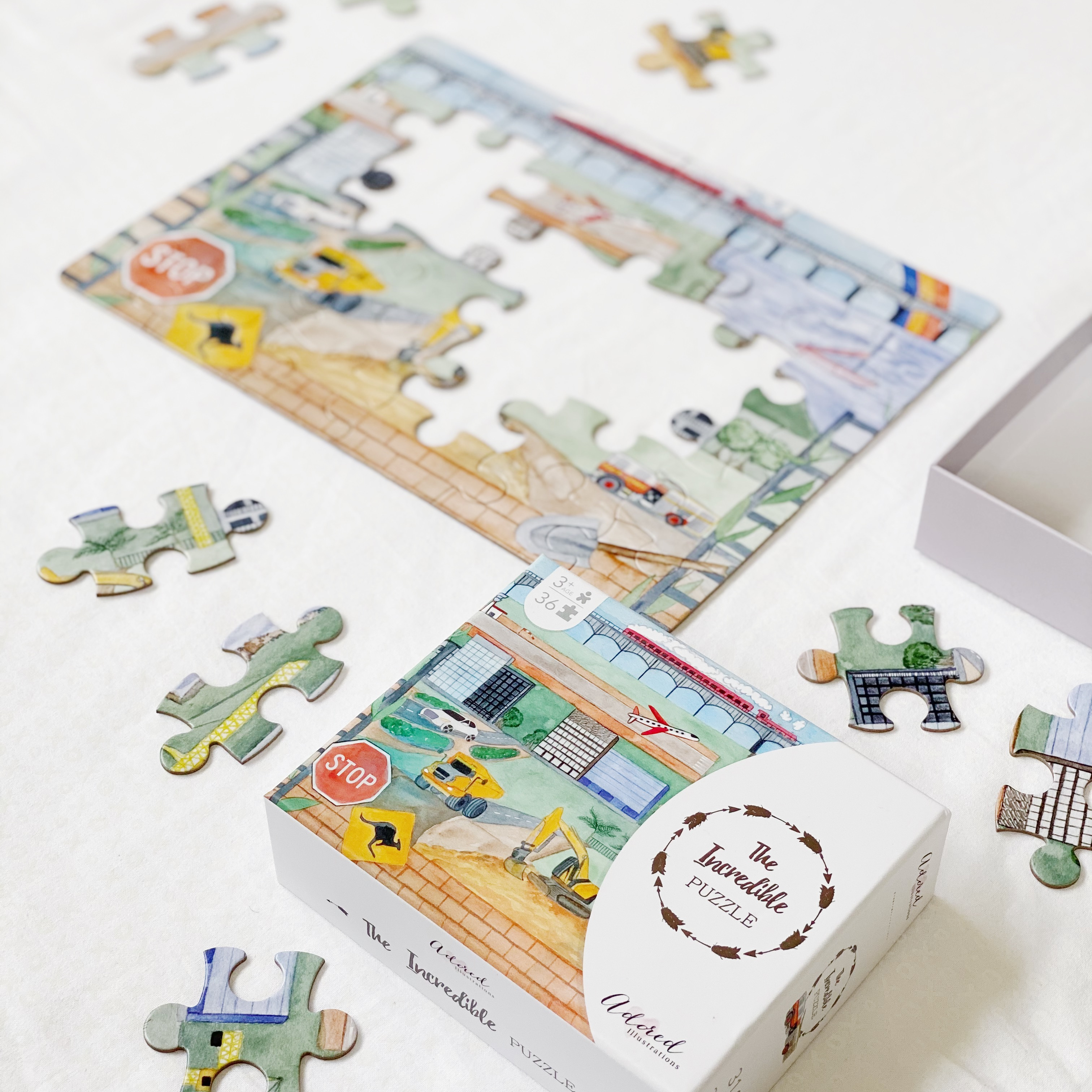 Adored Illustrations - Wholesale Puzzle – Child - The Incredible Puzzle2