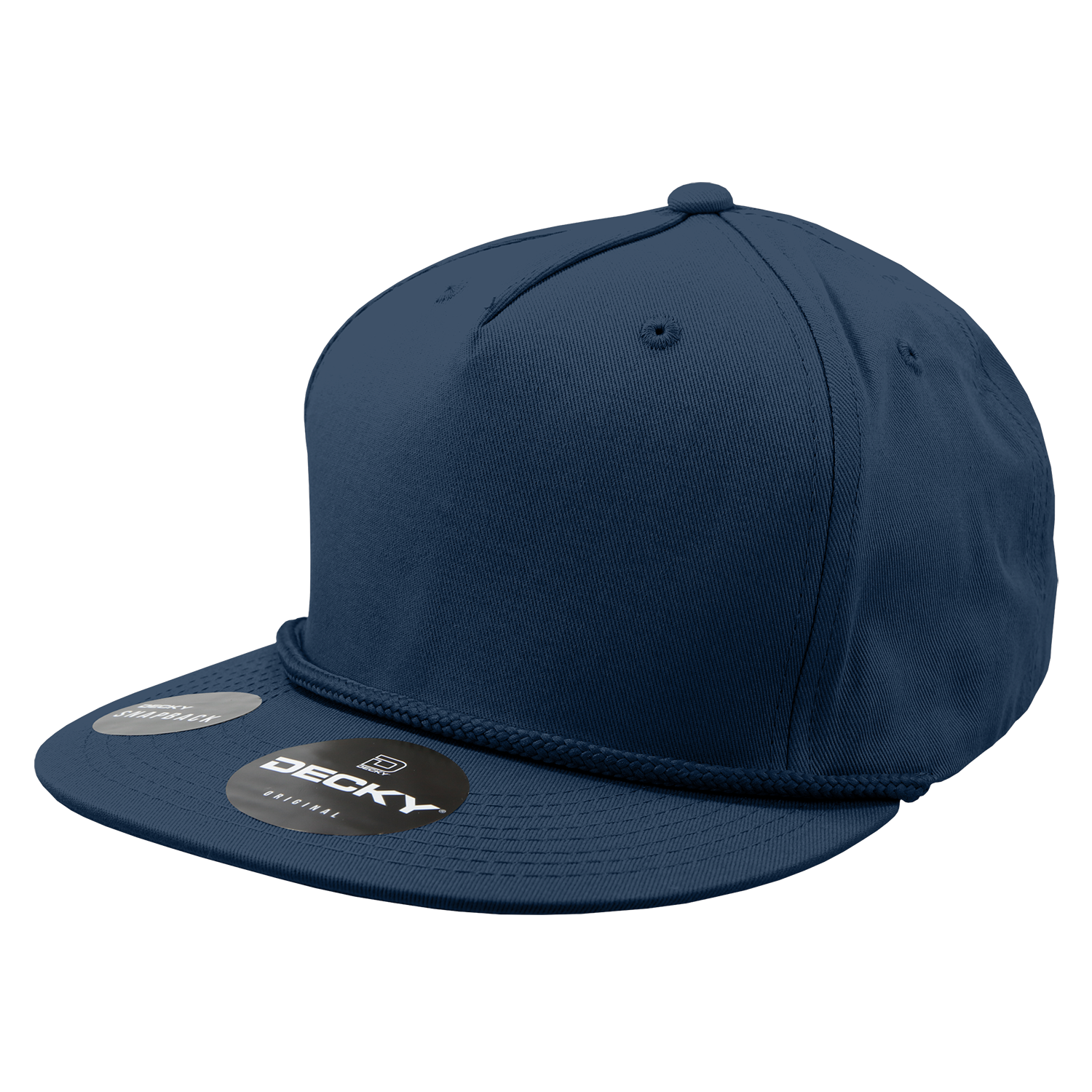 The Park Wholesale - Wholesale Flat-brimmed cap – Men's - Decky 1041 - Classic Flat Bill Golf Hat with Rope, Snapback37