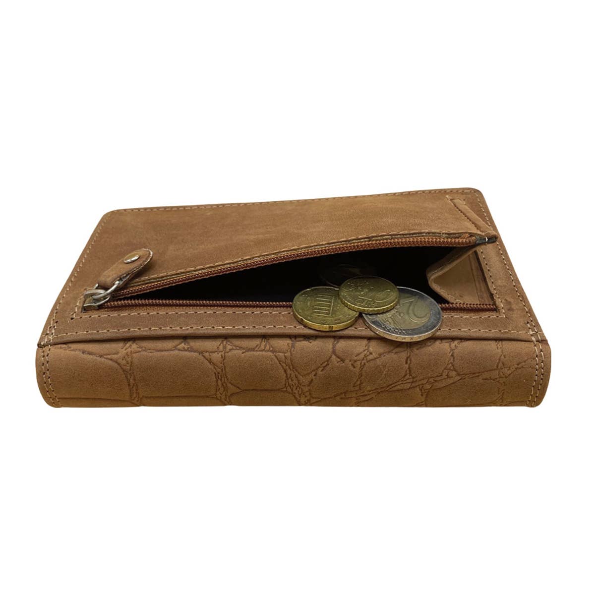 Arrigo - Wholesale Wallet - Women's - Ladies wallet Leather Harmonica - RFID - Croco Print20