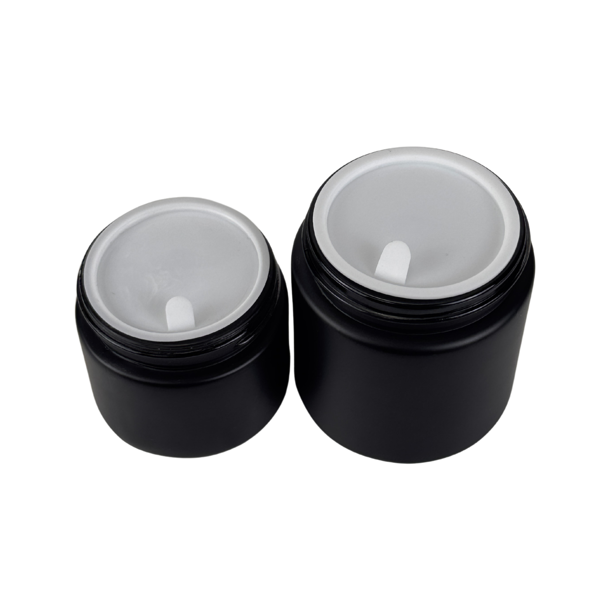 The Bottle Shoppe – Jarra por atacado – Frasco de vidro âmbar de 4 oz lado reto com tampa dourada7