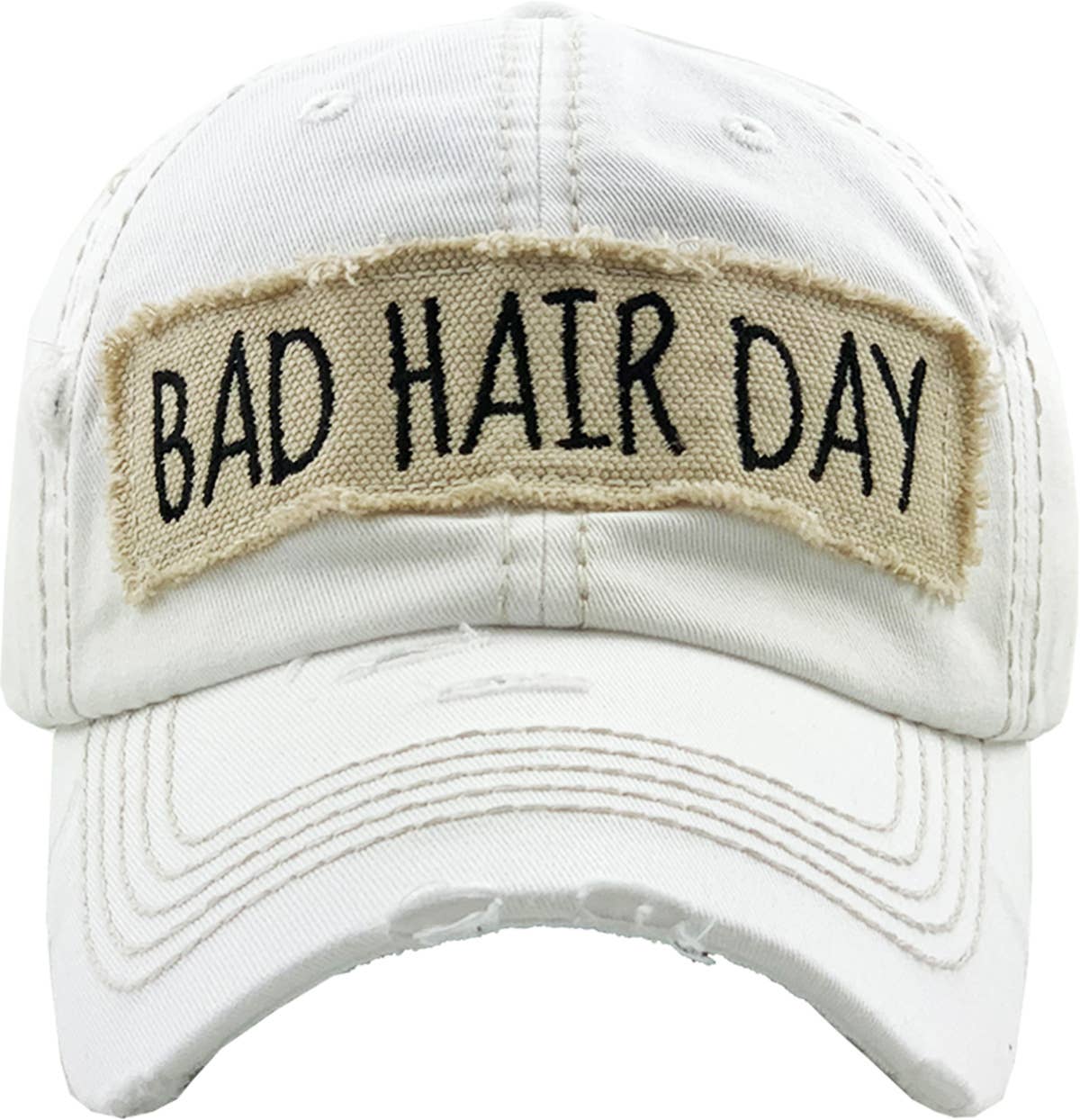 KBETHOS - Vendita all'ingrosso Cappellino da baseball - Donna - Berretto a sfera vintage lavato Bad Hair Day45