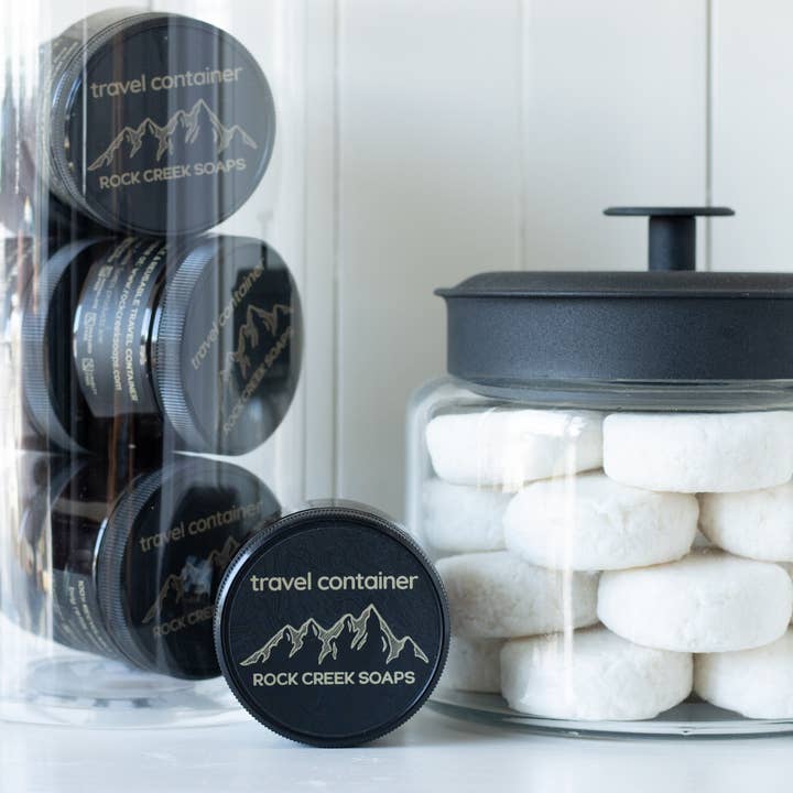 Rock Creek Soaps - Wholesale Travel Container - Travel / Refill Container4
