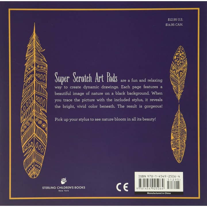 Union Square & Co. - Wholesale Activity Pad - Kids & Baby - Super Scratch Art Pads: Nature by Union Square Kids