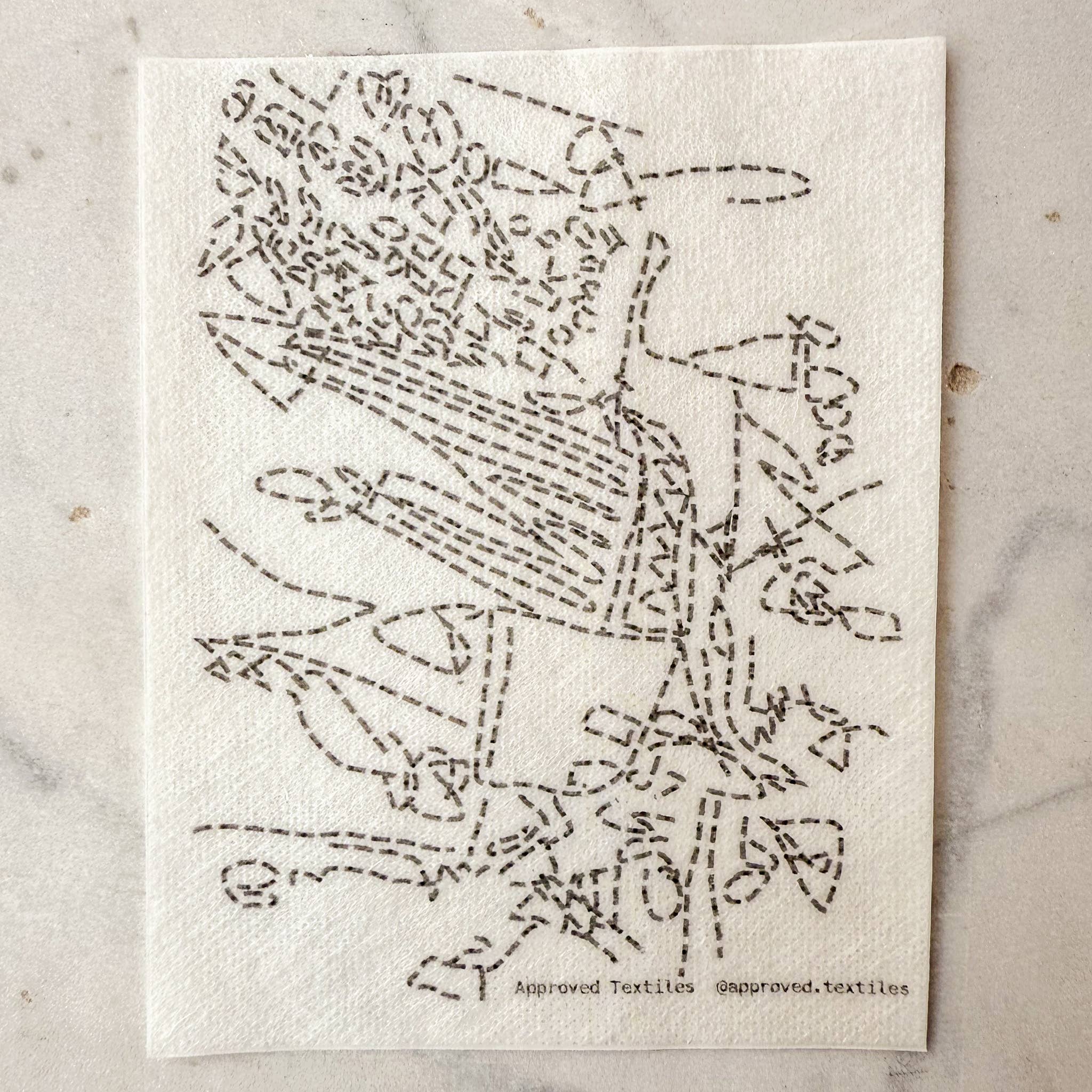 Approved Textiles – Engroshandel DIY-sysæt – Eva Hesse i Oberlin: Reparation + Udsmykningsoverførsel4