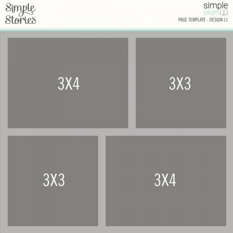 Simple Pages Page Template - Design 11 for wholesale by Simple Stories