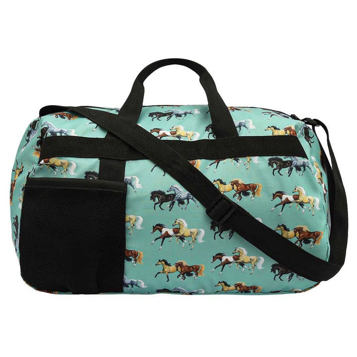 AWST Int'l Lila Horse Pairs Duffel Bag for wholesale by AWST Intl