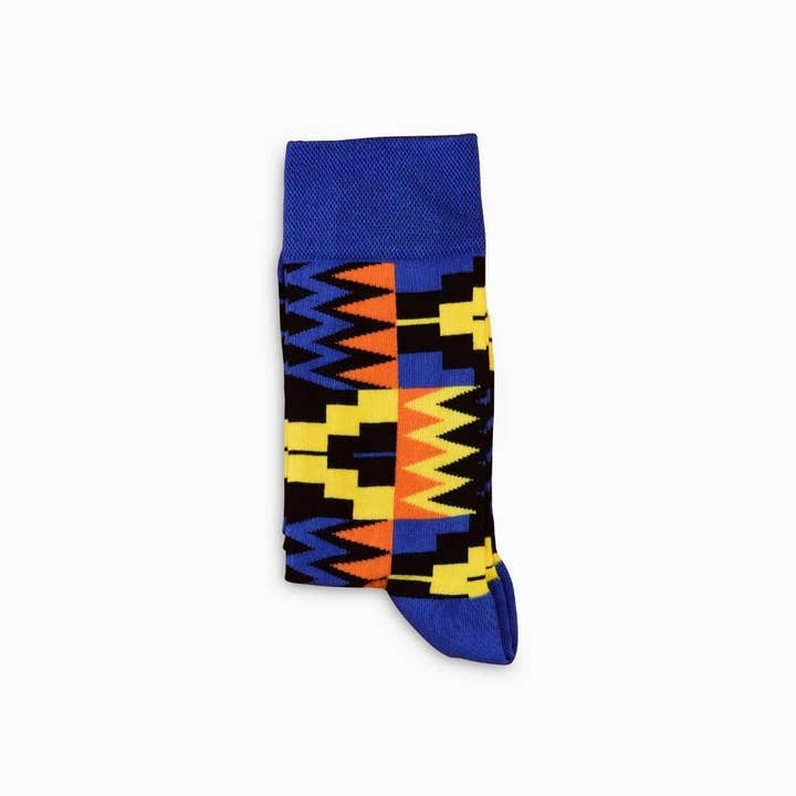 Afropop – wholesale Socks – Unisex – Zion Socks Blue