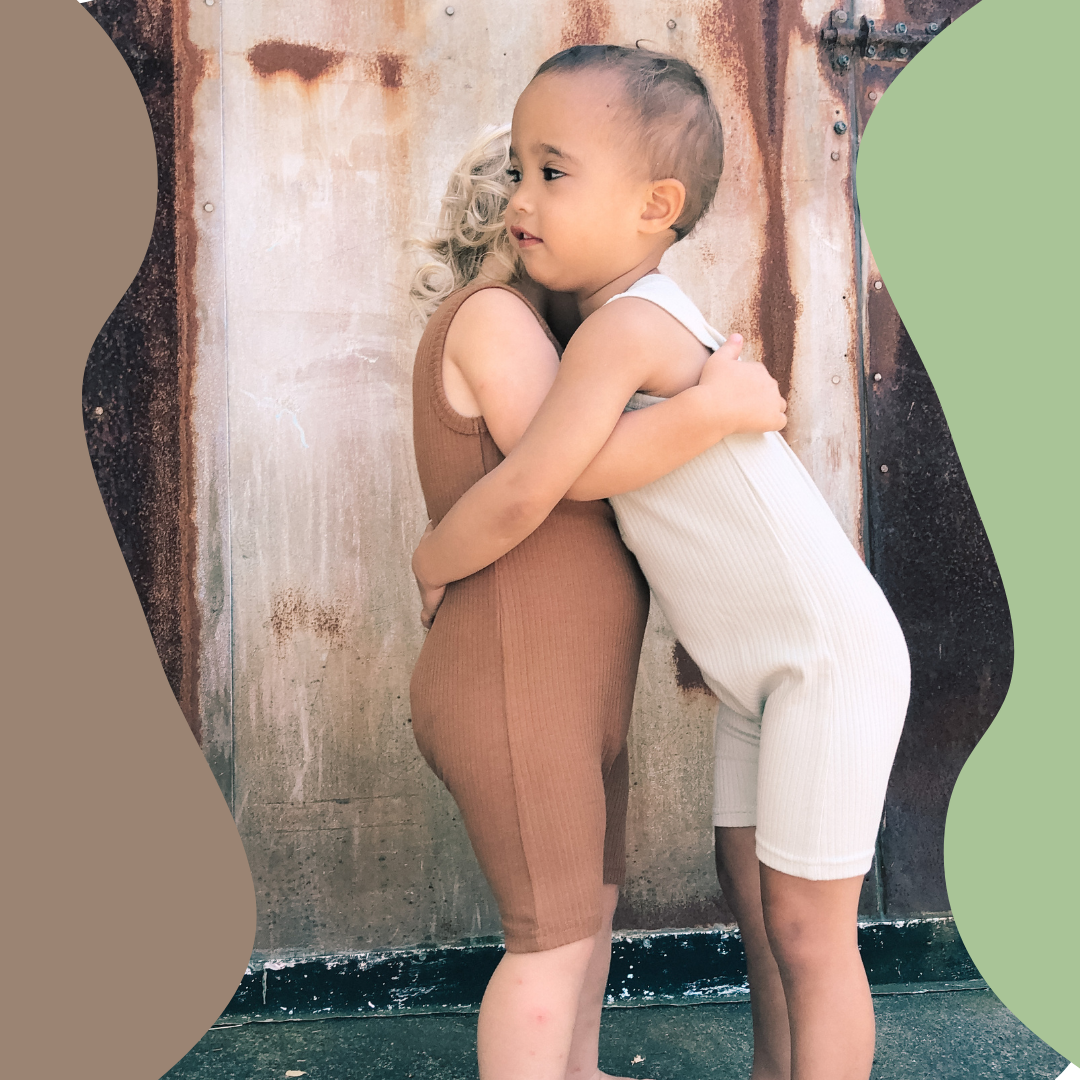 Bebe Ola - Vente Body (sans pieds) – bébé - Combinaison courte Amelie / Earth en coton biologique1