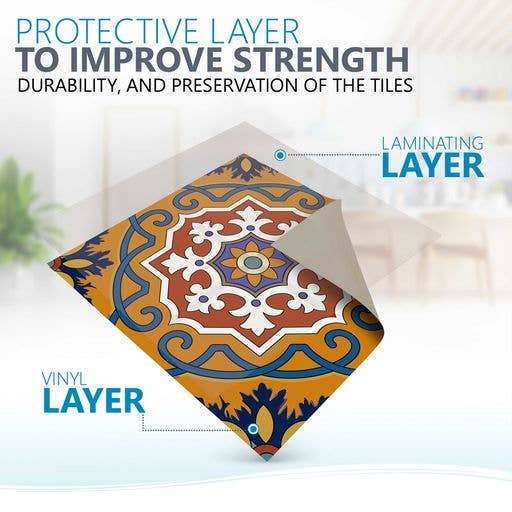 Mi Alma LLC - Vente Carrelages muraux - Ajoutez une touche de style à votre espace avec le modèle Tile Stickers - AB210