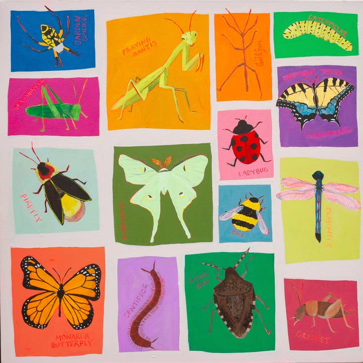 Bugs Print for wholesale by Bailey Schmidt Art