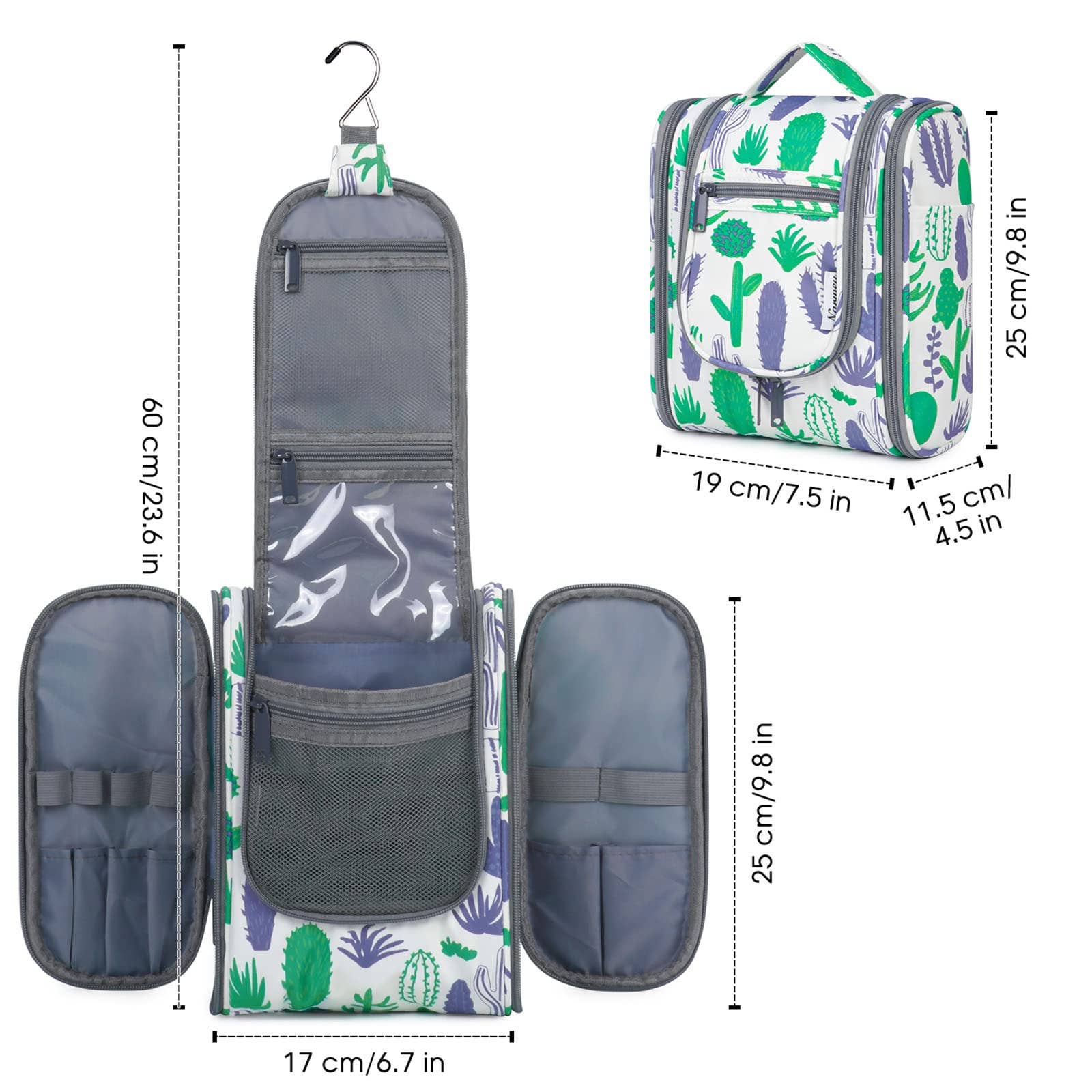 NARWEY INC - Wholesale Toiletry Bag - Women's - Large Hanging Toiletry Bag With Hook Cosmetics Organizer252