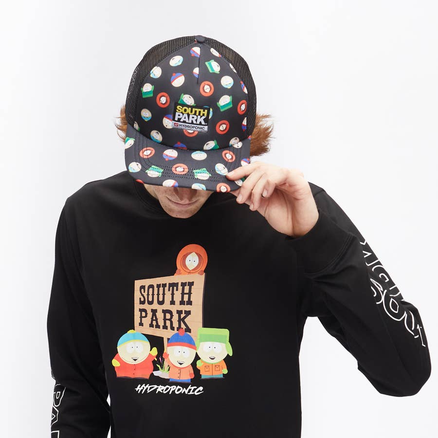 Hydroponic - Wholesale Trucker Hat - Unisex - SOUTH PARK HEADS Black HW097-01 Cap0