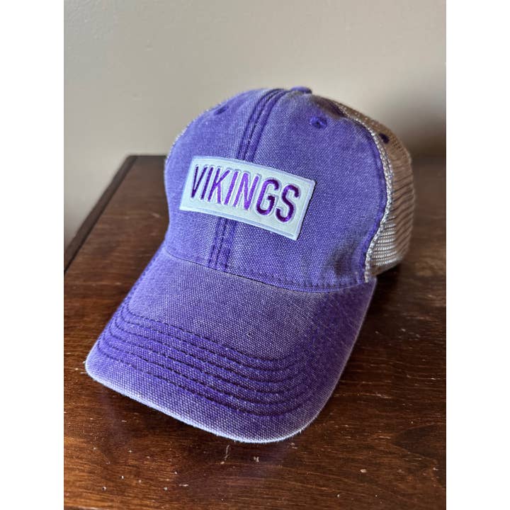 Small Town Clothing Company - Wholesale Trucker Hat - Women's - Vikings Purple Snapback Hat2