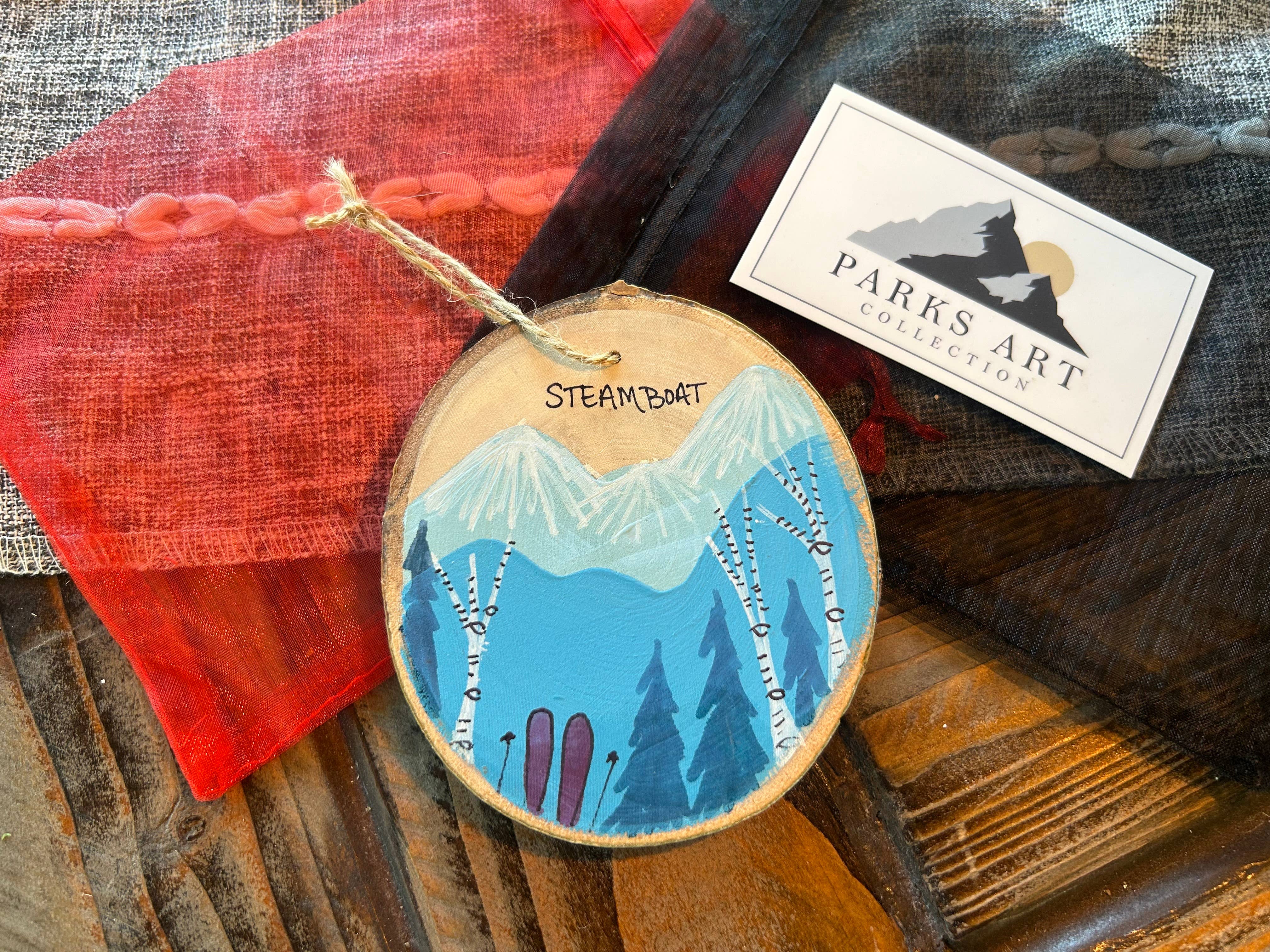 Parks Art Collection - Wholesale Ornament - Hand Painted Ski Resort Ornaments, Any Ski Resort, Variety4