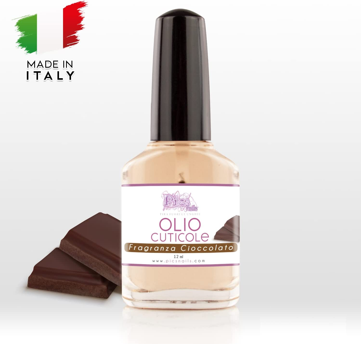 Pics Nails - Wholesale Cuticle Oil - Professional Hand And Toenail Cuticle Oil 12Ml - Chocolate Fragrance - Moisturizing And Regenerating Oil For Hand And Foot Cuticles3