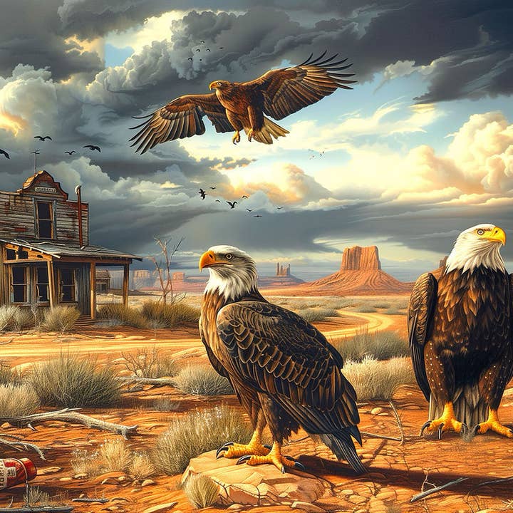 5073 Watchers of the Desert 1000 pc Puzzle for wholesale by SunsOut