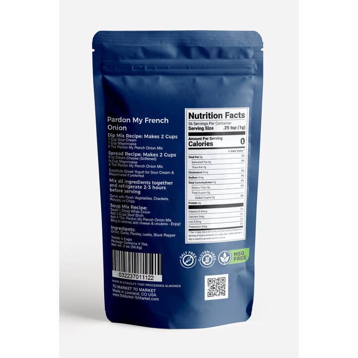To Market- To Market - Dips & Spreads - Wholesale Dip - Pardon My French Onion - Dip Mix