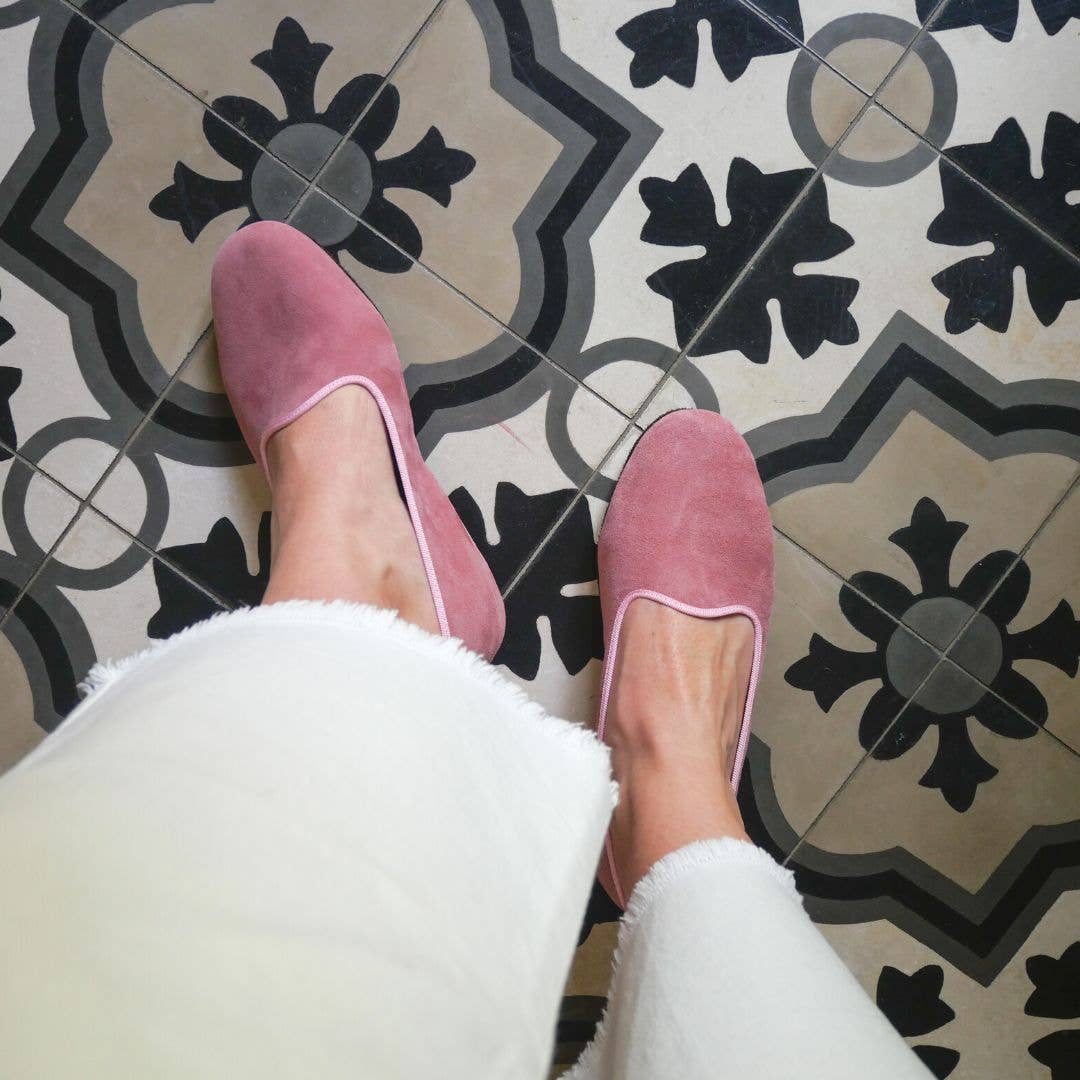 VOLUBILIS PARIS - Wholesale Slippers - Women's - Pink Leopard EVA leather slippers2